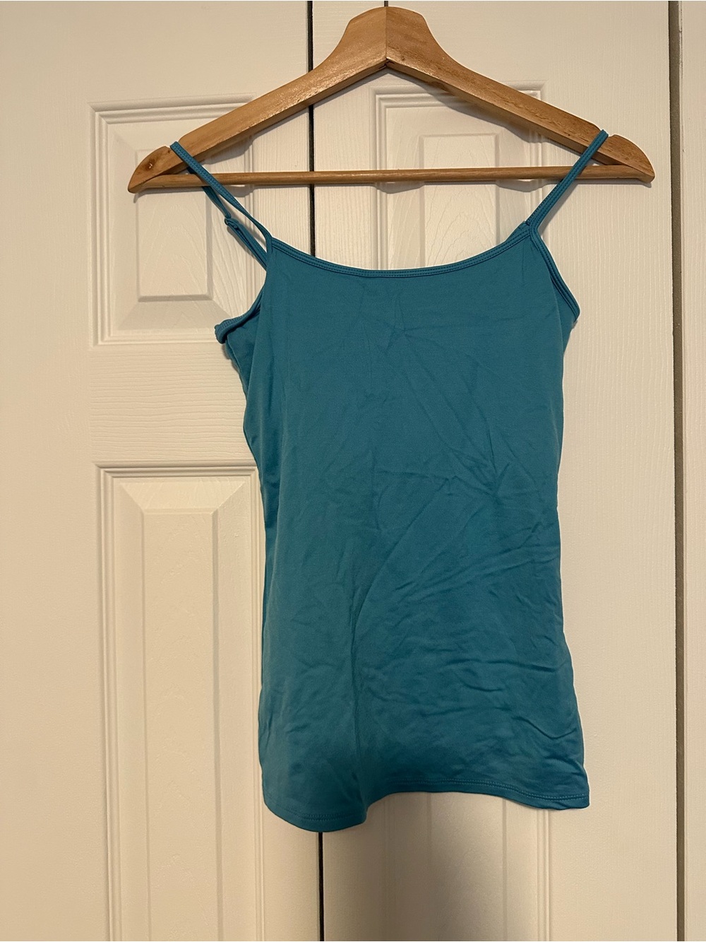 White House Black Market Teal Spaghetti-Strap Camisole